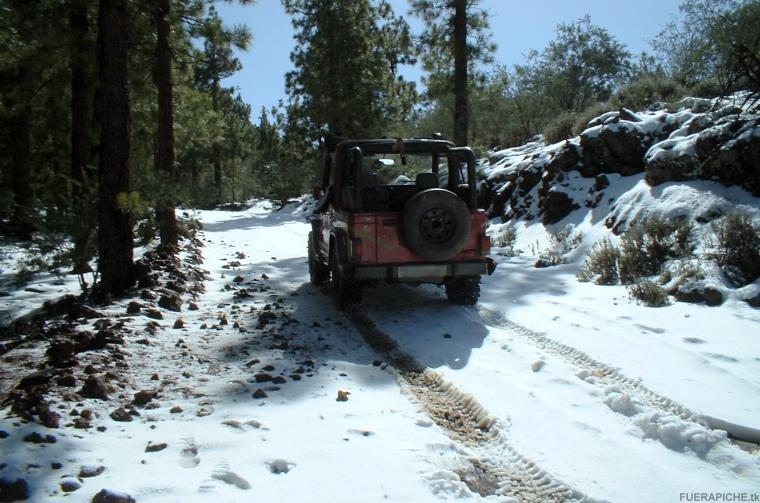 Nieve en Tenerife 4x4